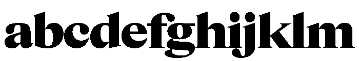Items WideBlack FONT