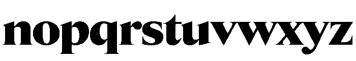 Items WideBlack Font LOWERCASE
