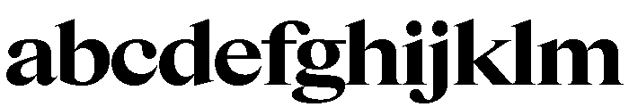 Items WideBold FONT