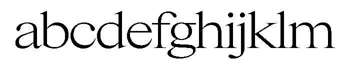 Items WideLight FONT