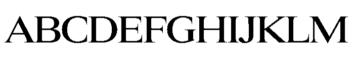Items WideMedium Font UPPERCASE