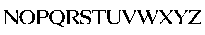 Items WideMedium Font UPPERCASE