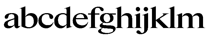 Items WideMedium FONT
