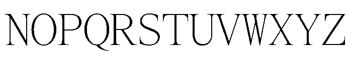 Items WideMonospaced Font UPPERCASE