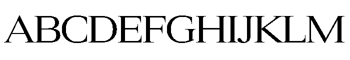Items WideRegular Font UPPERCASE
