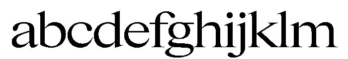 Items WideRegular FONT