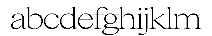 Items WideThin FONT