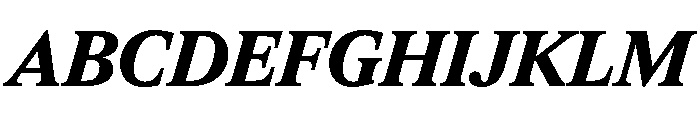 ItemsText BlackItalic Font UPPERCASE