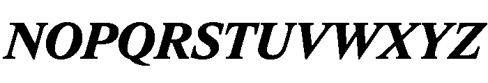ItemsText BlackItalic Font UPPERCASE