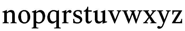 ItemsText Book Font LOWERCASE