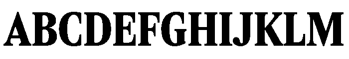 ItemsText CondensedBlack Font UPPERCASE