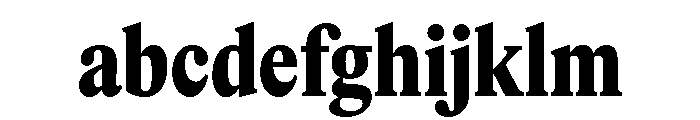ItemsText CondensedBlack FONT