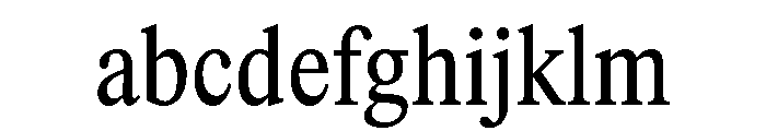ItemsText CondensedBook FONT