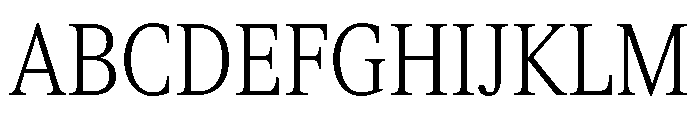 ItemsText CondensedLight Font UPPERCASE