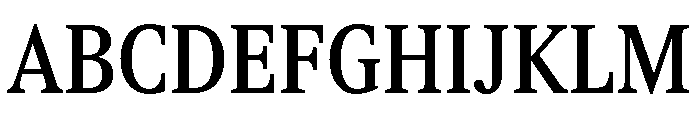 ItemsText CondensedMedium Font UPPERCASE