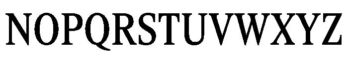 ItemsText CondensedMedium Font UPPERCASE