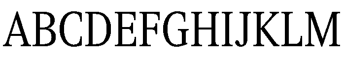 ItemsText CondensedRegular Font UPPERCASE