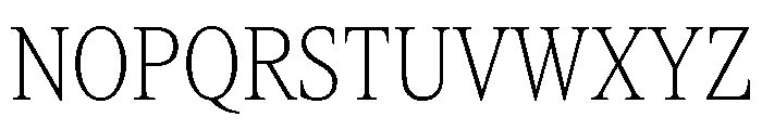 ItemsText CondensedThin Font UPPERCASE