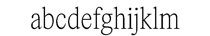 ItemsText CondensedThin FONT
