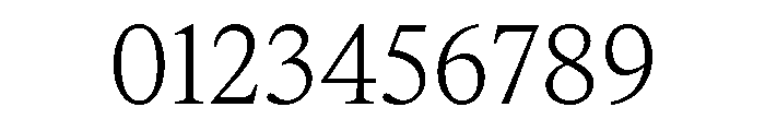 ItemsText Light Font OTHER CHARS