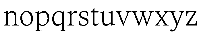 ItemsText Light Font LOWERCASE