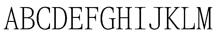 ItemsText Monospaced Font UPPERCASE