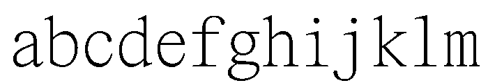 ItemsText Monospaced FONT