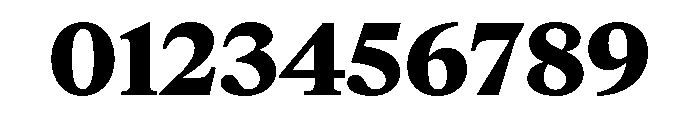 ItemsText WideBlack Font OTHER CHARS