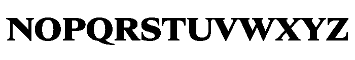 ItemsText WideBlack Font UPPERCASE