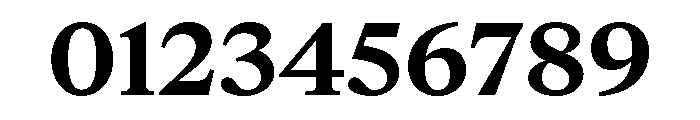 ItemsText WideBold Font OTHER CHARS