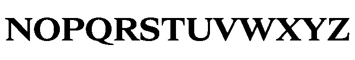 ItemsText WideBold Font UPPERCASE