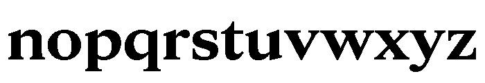 ItemsText WideBold Font LOWERCASE