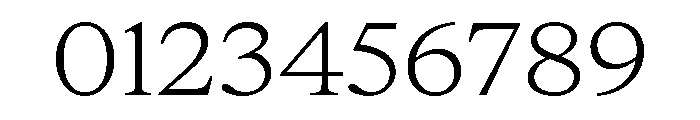 ItemsText WideLight Font OTHER CHARS