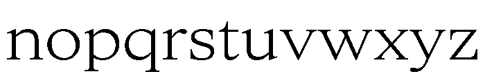 ItemsText WideLight Font LOWERCASE