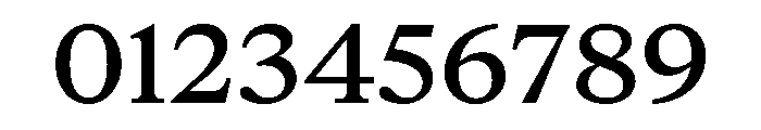 ItemsText WideMedium Font OTHER CHARS