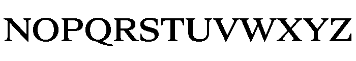 ItemsText WideMedium Font UPPERCASE