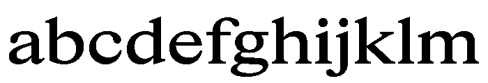 ItemsText WideMedium FONT