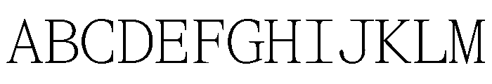 ItemsText WideMonospaced Font UPPERCASE