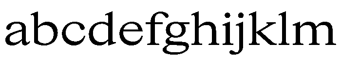 ItemsText WideRegular FONT