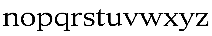 ItemsText WideRegular Font LOWERCASE