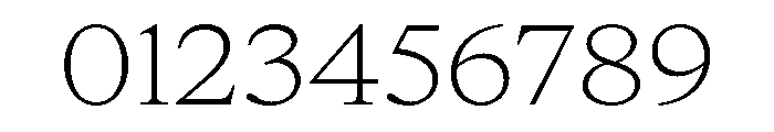 ItemsText WideThin Font OTHER CHARS