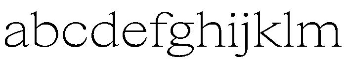 ItemsText WideThin FONT