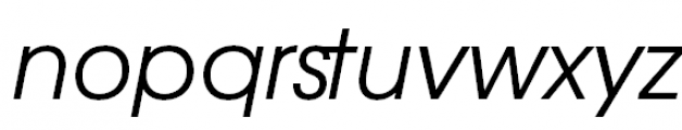 ITC Avant Garde Gothic Book Oblique Font LOWERCASE