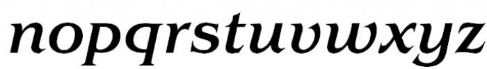 ITC Benguiat Medium Italic Font LOWERCASE