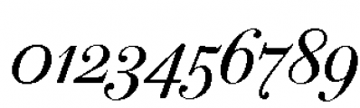 ITC Bodoni 72 Italic OSF Font OTHER CHARS