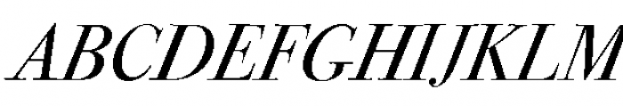 ITC Bodoni 72 Italic Font UPPERCASE