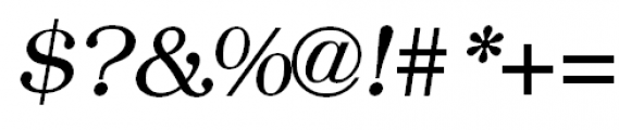 ITC Bookman Light Italic Font OTHER CHARS