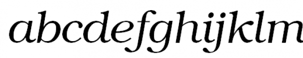 ITC Bookman Light Italic Font LOWERCASE