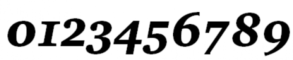 ITC Charter Black Italic OSF Font OTHER CHARS