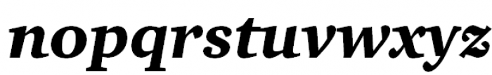 ITC Charter Black Italic OSF Font LOWERCASE